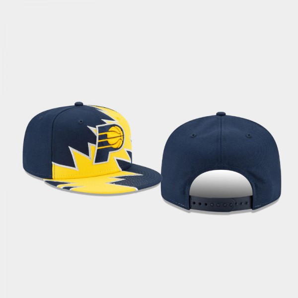 Indiana Pacers Men's Tear 9FIFTY Snapback Hat - Navy