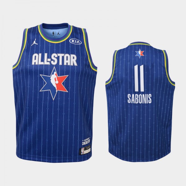 Domantas Sabonis Indiana Pacers #11 Youth 2020 NBA All-Star Game Eastern Conference Jersey - Blue