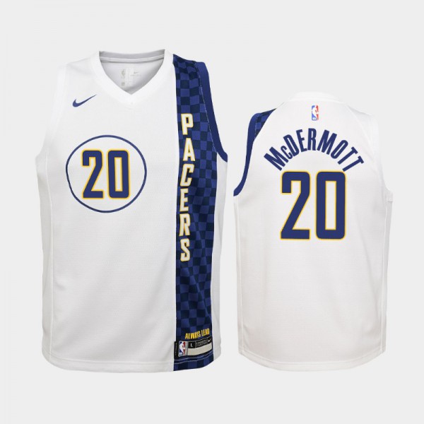 Doug McDermott Indiana Pacers #20 Youth City 2019-20 Jersey - White