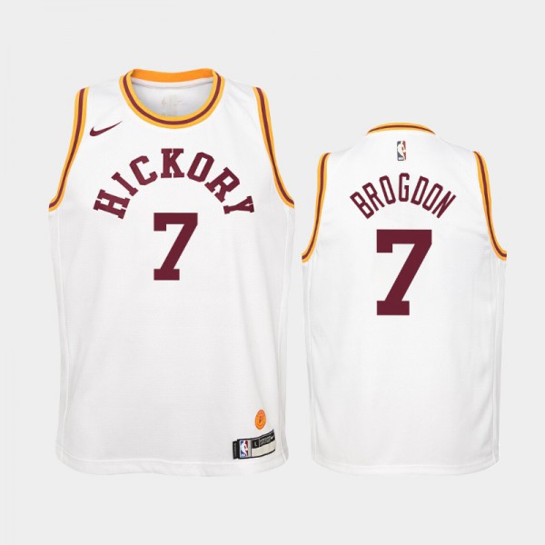 Malcolm Brogdon Indiana Pacers #7 Youth Hardwood Classics Jersey - White